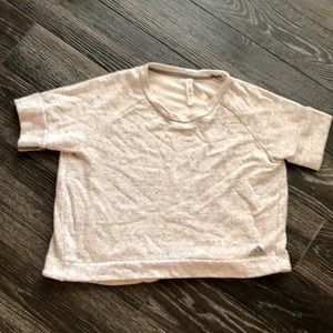 Adidas Cropped Short Sleeved Sweatshirt